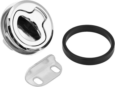 Haofy Marine Slam Latch 1.5 Inch Zinc Alloy with Mirror Polished Finish for Resistance Flush Pull for Boat Hatches, RV Cabinets, Watercraft Doors, Deck Storage, Yacht in Saudi Arabia