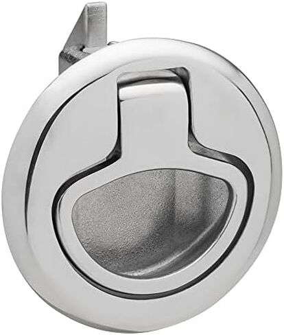 Whitecap 6135C 316 Slam Latch Stainless Steel Non-Locking Ring Pull, Stainless Steel in Saudi Arabia