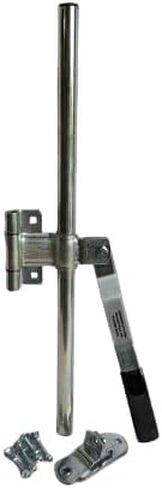 Trailer Cam Lock Latch Assembly 24" Cam Lock 1 Pair for Cargo, Enclosed, Horse and Utility Trailers Single Hinged Plated Steel. Made in USA (1) in Saudi Arabia
