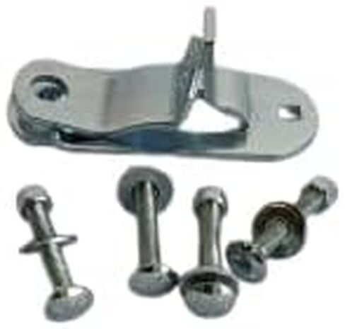 Trailer Cam Lock Latch Assembly 24" Cam Lock 1 Pair for Cargo, Enclosed, Horse and Utility Trailers Single Hinged Plated Steel. Made in USA (1) in Saudi Arabia
