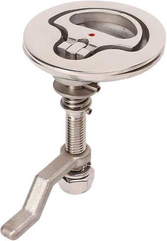 مزلاج كاميرا القارب 316 من الفولاذ المقاوم للصدأ المصقول قابل للتعديل مع لوحة خلفية للسفينة البحرية، مقاومة للتآكل، مياه مالحة in Kuwait