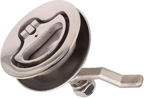 مزلاج كاميرا القارب 316 من الفولاذ المقاوم للصدأ المصقول قابل للتعديل مع لوحة خلفية للسفينة البحرية، مقاومة للتآكل، مياه مالحة in Kuwait