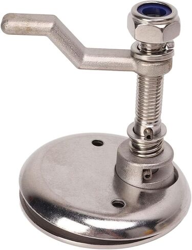 مزلاج كاميرا القارب 316 من الفولاذ المقاوم للصدأ المصقول قابل للتعديل مع لوحة خلفية للسفينة البحرية، مقاومة للتآكل، مياه مالحة in Kuwait