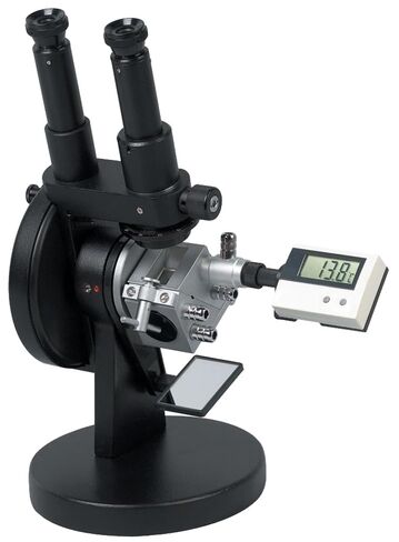 Abbe Refractometer Binocular Refractometer Binocular Abbe Refractometer with 1.3000-1.7000nD 0-95% Brix Accuracy ±0.0003 Measurement of Refractive Index nD Digital Display of Temperature in Saudi Arabia
