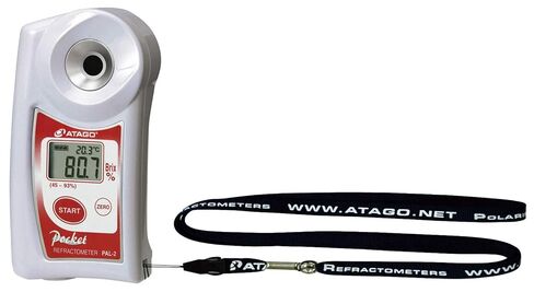مقياس انكسار الجيب الرقمي عالي المدى Atago 3820 PAL-2، بريكس 45.0 إلى 93.0% in Kuwait
