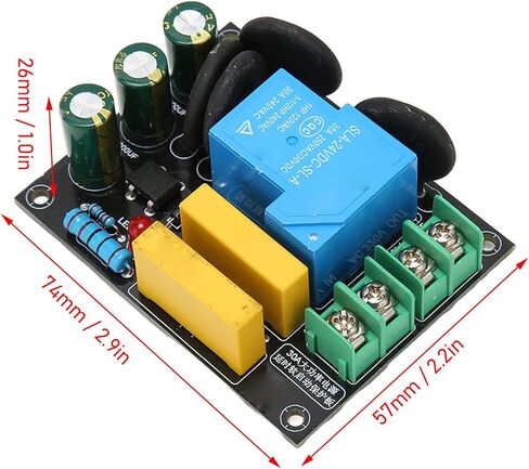 Goshyda 30A 6600W Module, AC 100V to 250V Start Board for High End Voice Frequency Power Input in Kuwait