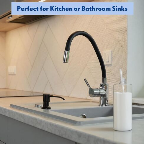 Updated Soap Dispenser Bottle for Kitchen Sink Replacement 500 ML/17 oz Under Sink Soap Dispenser Bottle with Straw Suitable for Dishwashing Liquid Hand Lotion in Kuwait