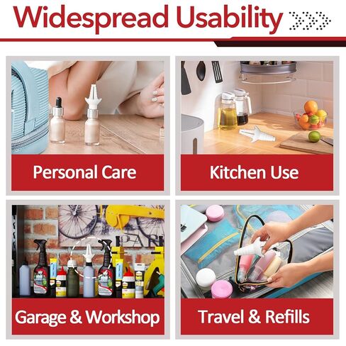 2 Pcs Universal Bottle Emptying Kit for Effortless Liquid Transfer - Use for Shampoo, Lotion, Dish Soap & More in Kitchen & Bathroom in Kuwait