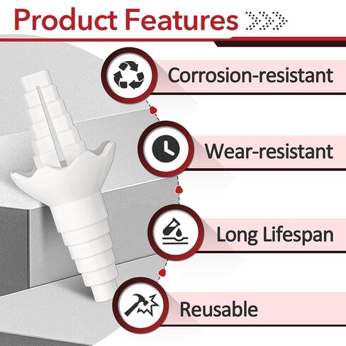 2 Pcs Universal Bottle Emptying Kit for Effortless Liquid Transfer - Use for Shampoo, Lotion, Dish Soap & More in Kitchen & Bathroom in Kuwait