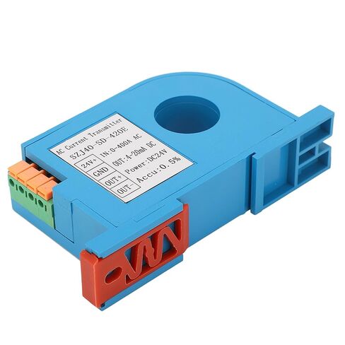 Garosa AC Current Transmitter, PC Material, 0-400A Input, 4-20mA Output, Ideal for PLC Control Systems in Saudi Arabia