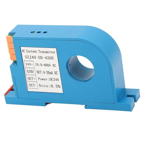 Garosa AC Current Transmitter, PC Material, 0-400A Input, 4-20mA Output, Ideal for PLC Control Systems in Saudi Arabia