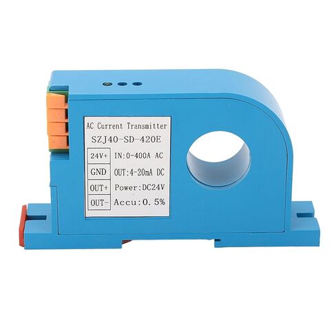Garosa AC Current Transmitter, PC Material, 0-400A Input, 4-20mA Output, Ideal for PLC Control Systems in Saudi Arabia