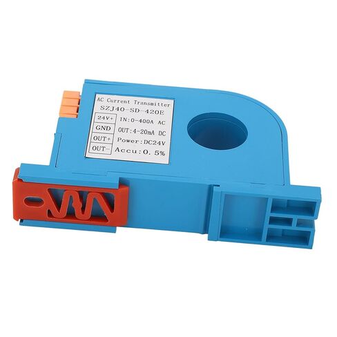 Garosa AC Current Transmitter, PC Material, 0-400A Input, 4-20mA Output, Ideal for PLC Control Systems in Saudi Arabia