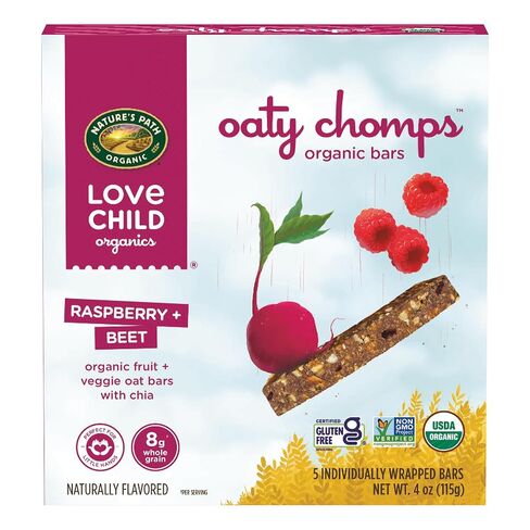 Love Child Organics Oaty Chomps Raspberry + Beet, 4 oz in Kuwait