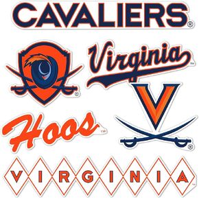 ملصق جامعة صبار الصحراء في فيرجينيا كافالييرز UVA Wahoosr شارات الفينيل زجاجة مياه للكمبيوتر المحمول ورقة قصاصات السيارة T2 (النوع 2-2) in Kuwait