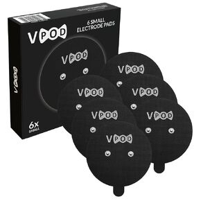 مفاهيم العلاج بالتدليك TENS Unit Electrode Pads 6 Pack - منصات بديلة لاسلكية لتحفيز العضلات بدون سلك - متوافقة مع وحدات آلة TENS - ذاتية اللصق قابلة لإعادة الاستخدام in Kuwait