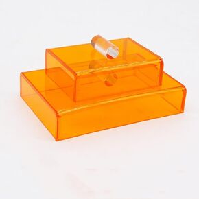 Dental Curing Light Protector Box Orange Cover Box with 2 Size(Small + Large) in Kuwait