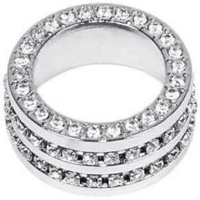 Car Interior Diamond Cover Bling Crystal Rhinestones Accessories Compatible with Honda CRV Breeze 2023-2025 (Silver, Front AC Vent Bolt Rings 4 Pieces) in Kuwait