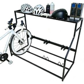 حامل أرضي للدراجة، حامل تخزين دراجات عالي التحمل للمرآب، محطة انتظار دراجات قائمة بذاتها للدراجات الجبلية على الطرق، منظم داخلي موفر للمساحة in Kuwait