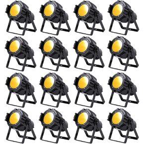 2 حزمة من الأضواء الكاشفة COB 80W أضواء المسرح الاسمية للحفلات الدافئة والباردة البيضاء الاحترافية DMX الأضواء المحمولة المعدنية الإسكان ستروب ضوء مشرق للكنيسة، والحفلات، والحفلات الموسيقية، والمسرح، وبار الحفلة، والزفاف in Kuwait