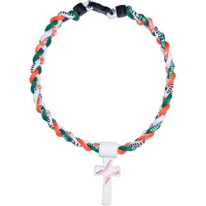 Baseball Rope Necklace with Silicone Cross Easter Basket Stuffers in Saudi Arabia