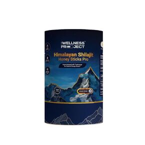 The Wellness Project أعواد عسل الهيمالايا شيلاجيت برو مع الزعفران وعسل الغابة ومستخلص الحلبة | حمض الفولفيك والمعادن النزرة | الطاقة الطبيعية والتركيز | لا يوجد طعم سكري | حزمة من 30 in Kuwait