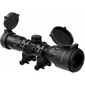 ApexG 3-9x40 Tactical Rifle Scope - Red/Green Illuminated Reticle, 25.4mm Tube, Shockproof, Nitrogen-Filled, Compatible with Picatinny Rail Mount in Saudi Arabia