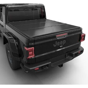 Hard Folding Truck Bed Tonneau Cover |CFHT-031|Fits 2020-2024 Jeep Gladiator 5' Bed (60.3") in Kuwait