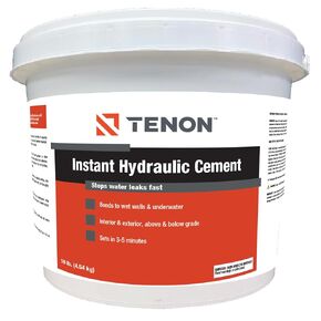 Tenon Instant Hydraulic Cement - Rapid Setting, Stops Water in 3 to 5 Minutes, Concrete, Masonry, Cracks, Pools, Basements, and More (10 Pounds) in Saudi Arabia
