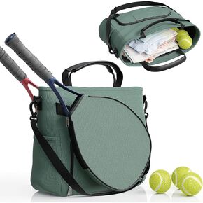 Tennis Bags for Women Men - Sleek Tennis Racket Bag for Sports Accessories with 2 Detachable Racket Cases - Gym Sling Bag, Pickleball Racquet Sling for Beginner Pro Players in Saudi Arabia