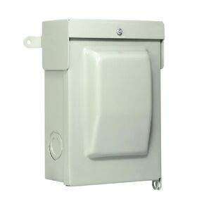 AC Disconnect Box Outdoor, 60 Amp Disconnect 240 Volt 1 Phase, Waterproof Pull Out Switch Metal Box for Mini Split Air Conditioner, Home & Light Commercial HVAC Systems, Non-Fusible, UL Listed in Saudi Arabia