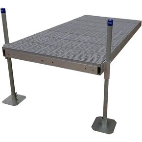 Patriot Docks Low Profile 4'x8' Dock Kit with Reinforced Polypropylene Decking in Kuwait
