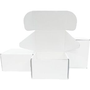 6x6x2 inch Small White Mailers Boxes Pack of 35 Recyclable Corrugated Gift Box for Packaging Shipping in Kuwait