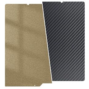 Upgraded K2 Build Plate PEI Sheet Smooth &Textured Carbon Fiber PET Printed Bed Spring Steel Platform Flexible Magnetic Plate for Creality K2 3D Printer. (270x293) in Kuwait