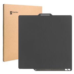 لوحة بناء طابعة ثلاثية الأبعاد أصلية لوحة رائعة SuperTack لوحة بناء 257x257 مللي متر لوح فولاذي زنبركي لطابعة Bambu Lab X1C / X1 / X1E / P1P / P1S / A1 ثلاثية الأبعاد in Kuwait