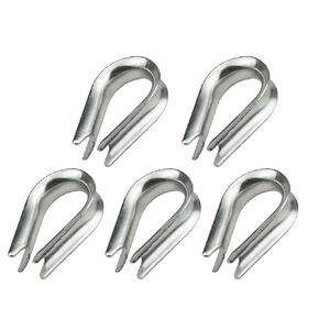 5PCS M10 Stainless Steel Thimbles for 3/8" Dia Wire Rope, Wire Rope Cable Thimbles Rigging in Kuwait