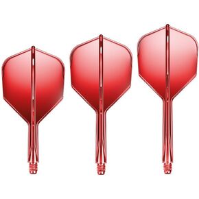 GOAT - Air Red Clear No6 Flights Inbetween, 3 Plastic Dart Flights in Kuwait