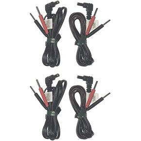 أسلاك الرصاص المميزة من Therapist's Choice® لوحدات TENS وEMS - قابس أنثى قياسي - 5 أزواج، 10 أسلاك رصاص إجمالية in Kuwait