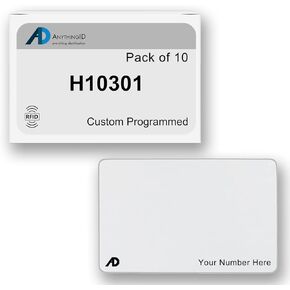 Custom Same Day 26 Bit Printable PVC Prox Cards Compatible with H10301 125 kHz Proximity Readers (100 Pack) | Replaces HID 1386 ISOProx II - Choose Your Facility and Range in Kuwait
