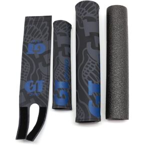 GT Dyno 1989 re-Issue 3 Piece Nylon BMX Bicycle Padset - Black Gray Blue in Kuwait