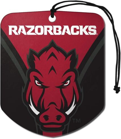 FANMATS University of Arkansas Air Freshener 2-pk 2.75" x 3.5" -"Razorback Head Logo & Wordmark2 in Saudi Arabia