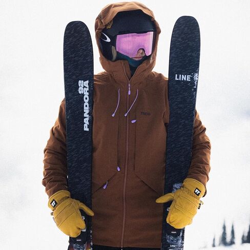 LINE Unisex Pandora 92 Skis | Lightweight Versatile All-Mountain Skis for Adults with 5-Cut Multi-Radius Sidecut, Capwall Construction, Sintered Base for Power and Stability | Without Bindings in Kuwait