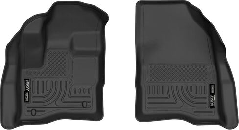 Husky Liners X-Act Contour Floor Haps | يناسب 2010-2019 فورد توروس ؛ 2009-2016 Lincoln MKS | الصف الأمامي ، 2 -PC أسود - 55621 in Saudi Arabia