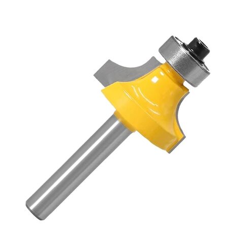 1/4pcs 6mm Shank Corner Round Over Router Bit With Bearing Milling Cutter For Wood Woodwork Tungsten Carbide(6XR6.35) in Kuwait