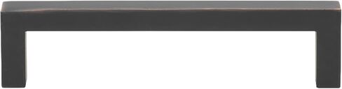 GlideRite 5-1/16 بوصة من المركز إلى المنتصف، شريط سحب للخزانة المربعة الصلبة، برونز مطلي بالزيت، 87227-ORB-50 (عبوة من 50) in Kuwait