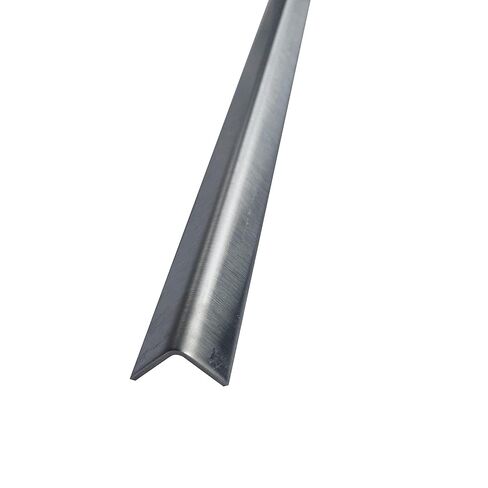 1/2" x 1/2" x 48" Brushed Grade 304 Stainless Steel Corner Angle Guard (1, 20ga) in Saudi Arabia