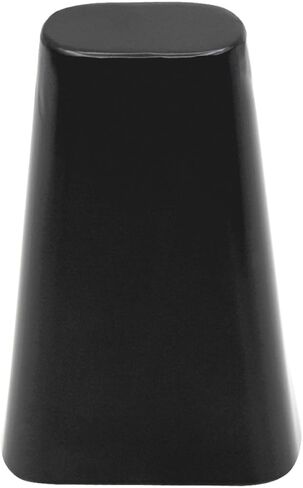 HANABASS 6-Inch Black Cowbell for Drum Kit, Sturdy Percussion Cow Bell Accessory, Professional Drum Set Cowbell for Music Performance in Saudi Arabia
