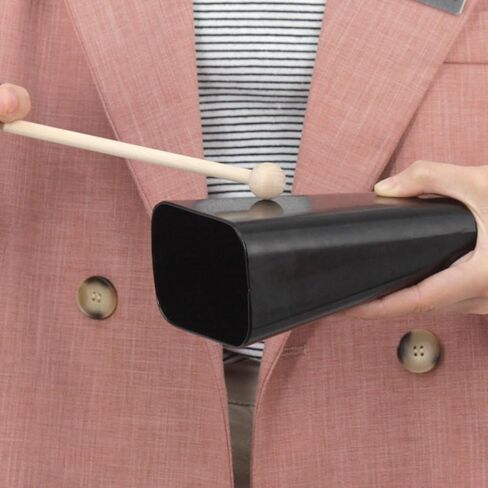 HANABASS 6-Inch Black Cowbell for Drum Kit, Sturdy Percussion Cow Bell Accessory, Professional Drum Set Cowbell for Music Performance in Saudi Arabia