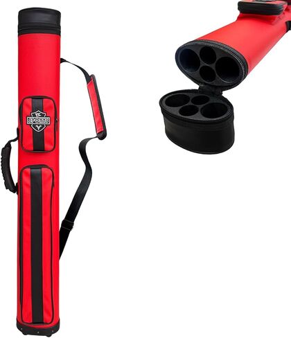 2 × 2 حافظة بيضاوية صلبة لحوض السباحة حاملة بلياردو جلدية فاخرة مقاومة للماء مع قاعدة معززة وحزام مبطن in Kuwait