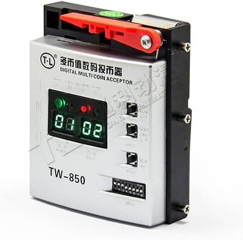TW-850 Top Entry Multi Coin Acceptor for Vending Machine Multi Ontvangers Digital Coin Acceptor with Wiring in Saudi Arabia
